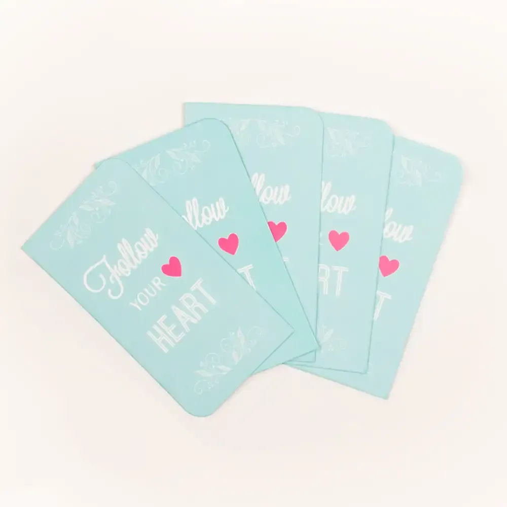 My Card Follow Your Heart Aqua