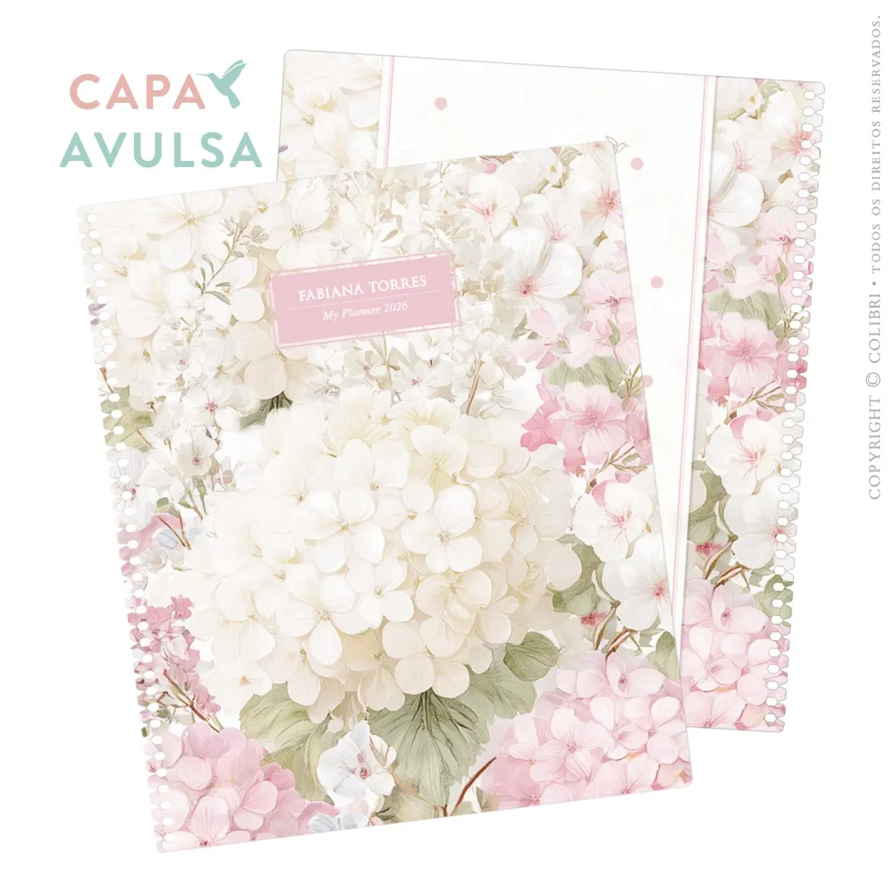 Capa Avulsa Pink Garden Grace