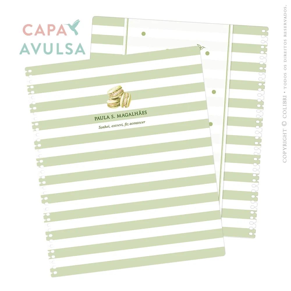 Capa Avulsa Pistachio Listras